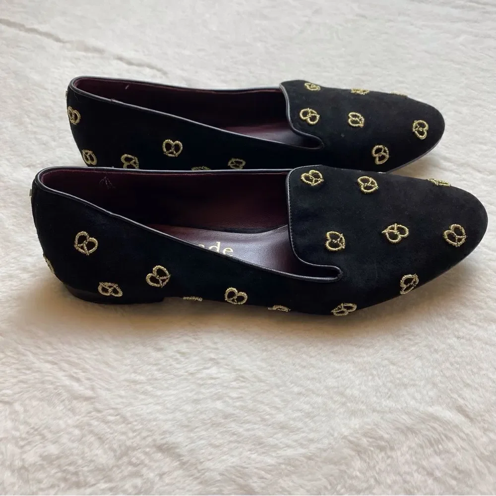 Kate Spade Lounge Mini Pretzel Loafers Size 11B